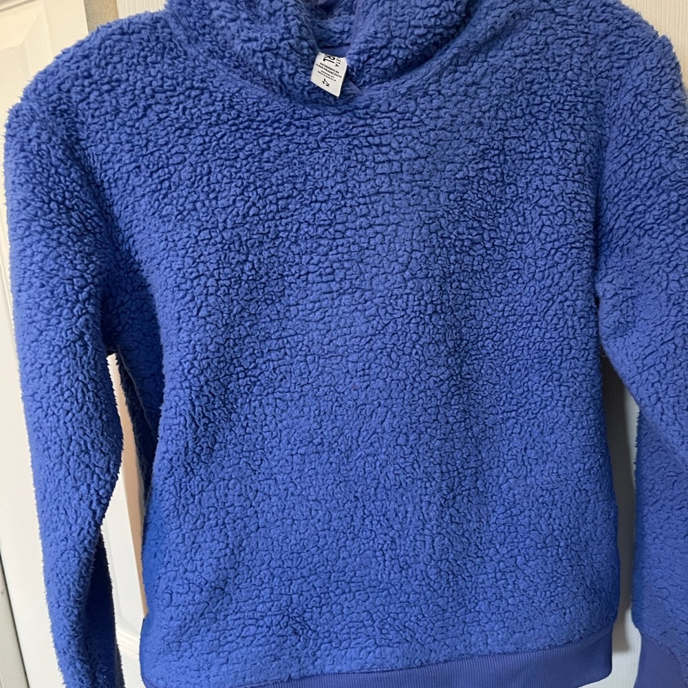 Super soft athleta girl periwinkle hoodie, Sherpa - Picture 2 of 5